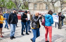 Нардепа Найема облили нечистотами в Одессе (фото)