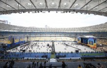 На «Олимпийском» перед дебатами одновременно состоялись два концерта