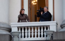 Освоює нову професію: Порошенко поділився результатом першої операторської роботи (відео)