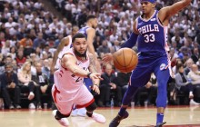 НБА: Филадельфия сравняла счет в серии с Торонто, Денвер обыграл Портленд (видео)