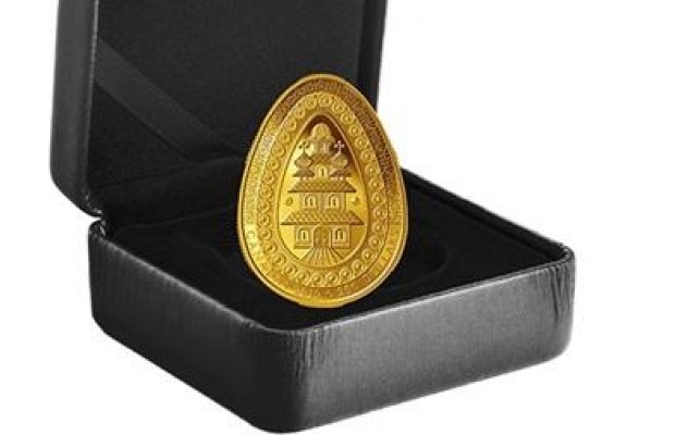 У Канаді випустили золоту монету у формі української писанки (фото)