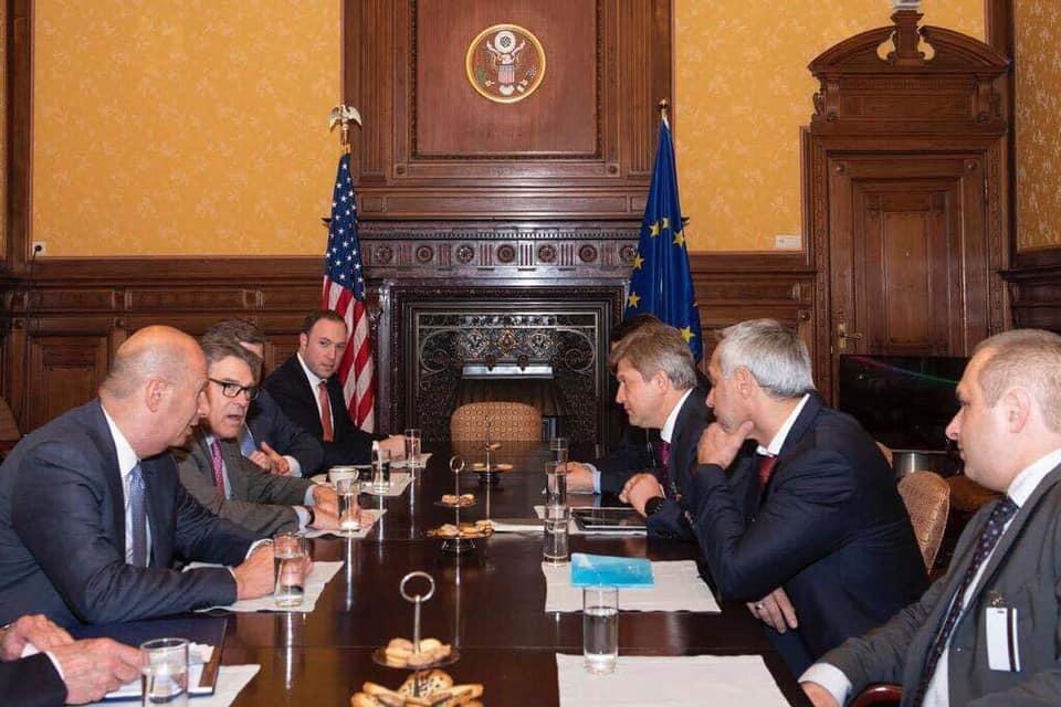 The meeting was also attended by United States Ambassador to the European Union Gordon Sondland / Photo from Zelensky's press service The meeting was also attended by United States Ambassador to the European Union Gordon Sondland / Photo from Zelensky's press service