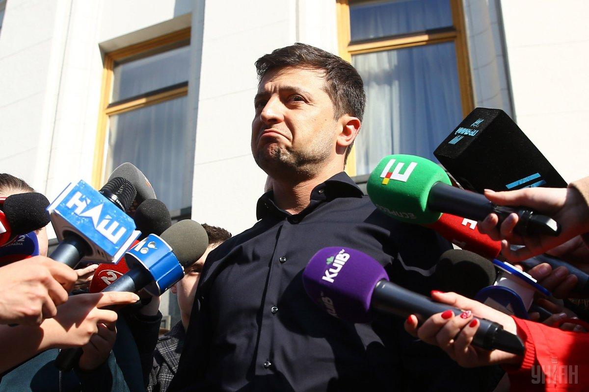Зеленський зазначив, що відбулась зустріч - «перше знайомство» / фото УНІАН Зеленський зазначив, що відбулась зустріч - «перше знайомство» / фото УНІАН