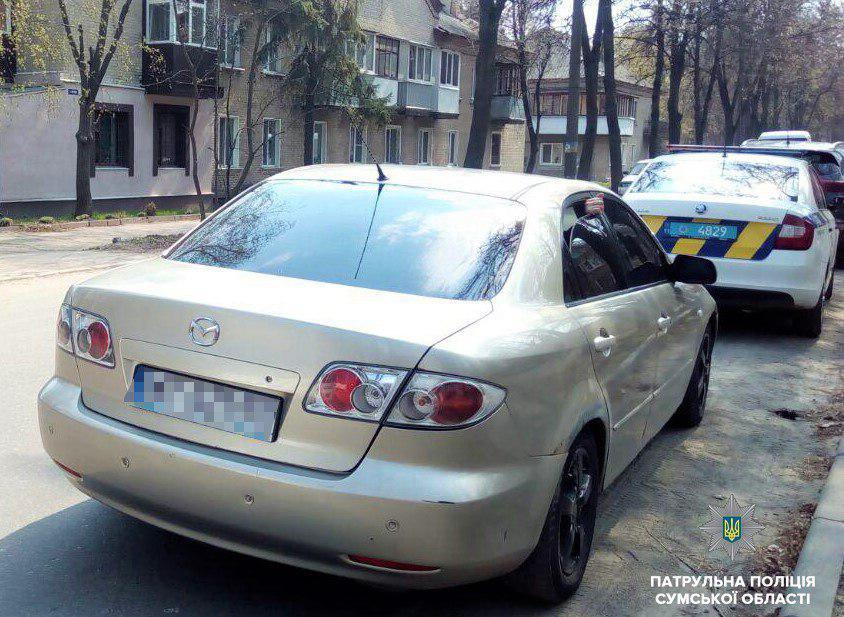 Авто нарушителя конфисковали / Фото Патрульной полиции Сумщины Авто нарушителя конфисковали / Фото Патрульной полиции Сумщины