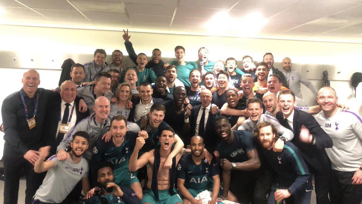 Тоттенхем вийшов у фінал Ліги чемпіонів / фото: twitter.com/SpursOfficial Тоттенхем вийшов у фінал Ліги чемпіонів / фото: twitter.com/SpursOfficial