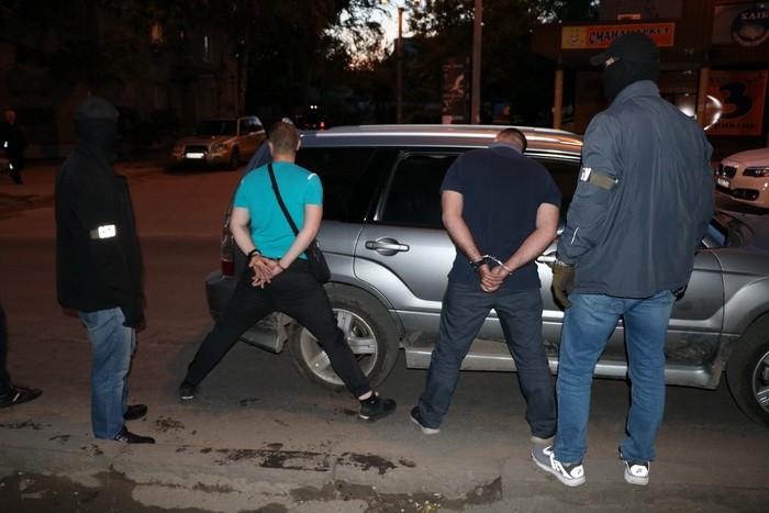 Затримано трьох офіцерів поліції / фото ssu.gov.ua Затримано трьох офіцерів поліції / фото ssu.gov.ua