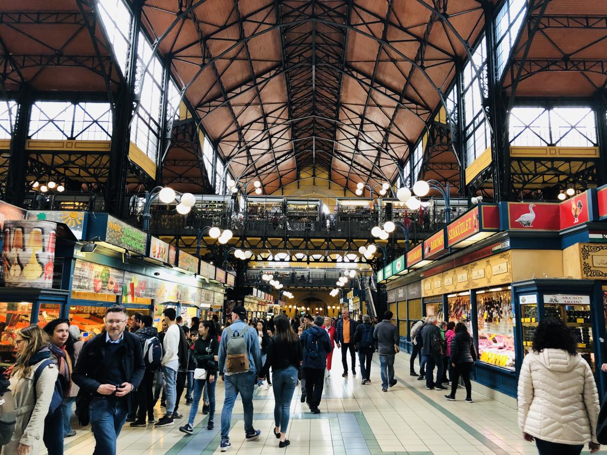 Центральный рынок Будапешта / Фото Вероника Кордон