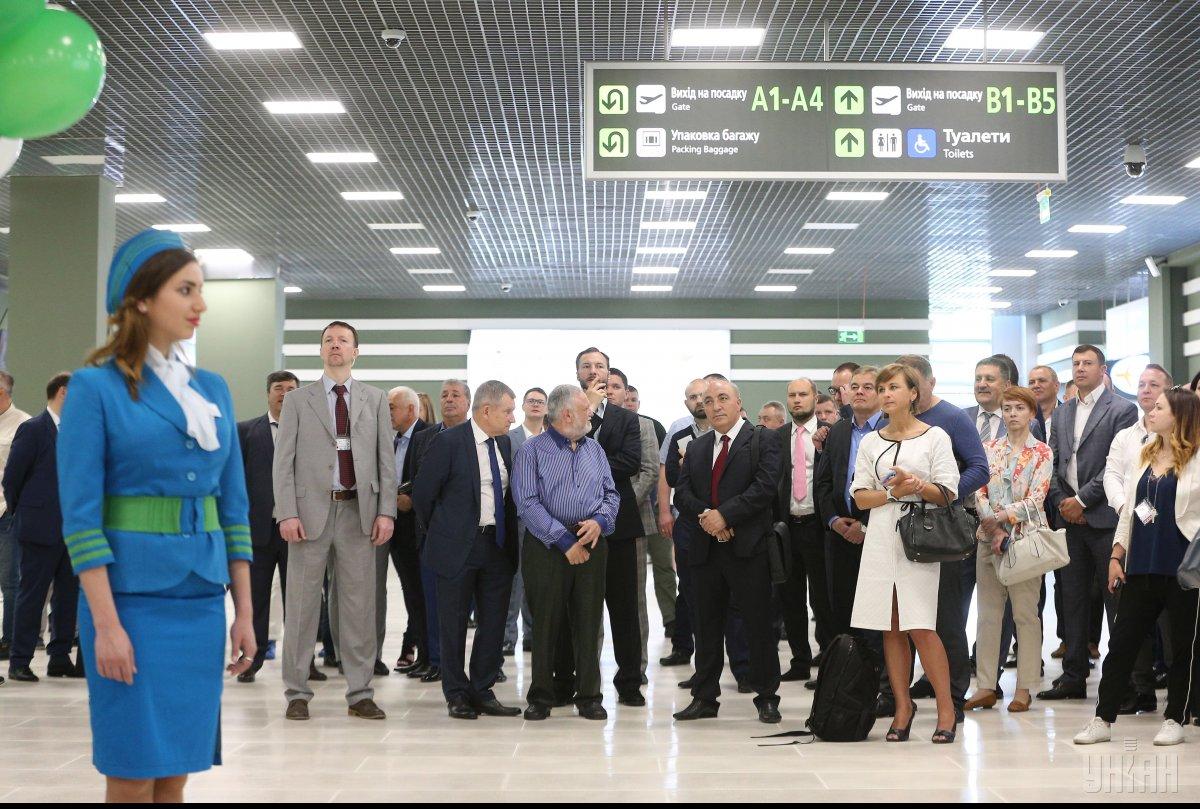 Открытие нового терминала А в аэропорту "Киев" / Фото УНИАН Открытие нового терминала А в аэропорту "Киев" / Фото УНИАН