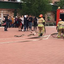 В столичном университете культуры произошел пожар (фото)