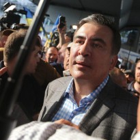 Saakashvili arrives in Ukraine