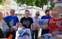 Participants in Russia's 'Immortal Regiment' propaganda event in Lisbon attack Ukrainians
