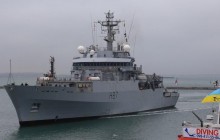 HMS Echo reconnaissance ship arrives in Odesa