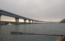 Появились свежие фото пустынного Крымского моста