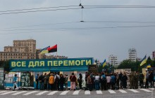 Мэрия Харькова хочет переместить волонтерскую палатку