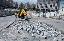 В Музее Революции достоинства пообещали не продолжать строительство без согласования со следователями ГПУ