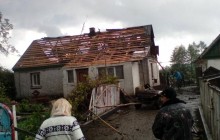 У Житомирській області пронісся потужний торнадо і випав величезний град (відео)