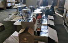 Fiscal inspectors expose counterfeit liquor production site in Kyiv region (Photo)