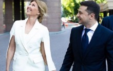 Вся у білому: дебютний вихід Олени Зеленської як першої леді України (фото)