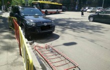 В Одессе в результате столкновения двух иномарок пострадал пешеход, находившийся на тротуаре