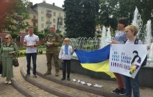 В Чернигове состоялась акция в поддержку находящихся в российском плену моряков (фото)