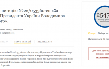Петиция за отмену петиции за отставку Зеленского набрала более 25 тысяч голосов