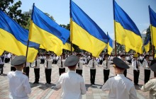 В Киеве состоялся выпуск первых выпускников-кадетов (фоторепортаж)