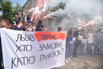 Pictures Rally 'Ukraine asks: Who ordered Katia Handziuk' 18 May 2019