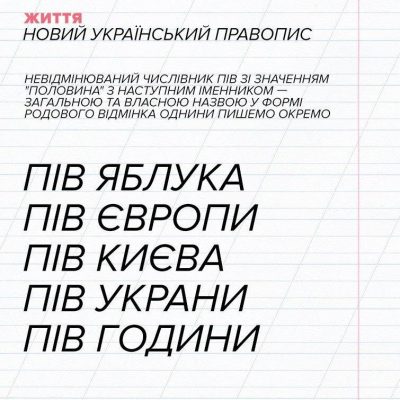 Правопис - оприлюднені основні зміни в українському правописі