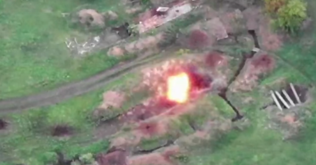 Aerial Recon Footage Shows Targeted Strike At Ifv Of Russian Proxy