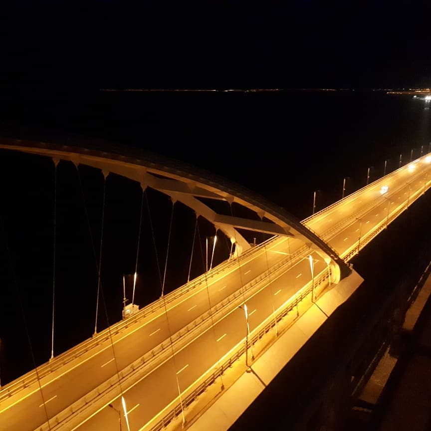 Мост оккупантов пустует / twitter.com/KrimRt