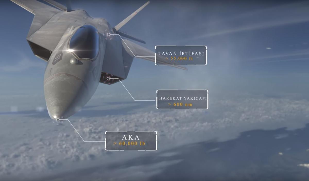 Турецький винищувач TF-X / YouTube/ turkishaerospace