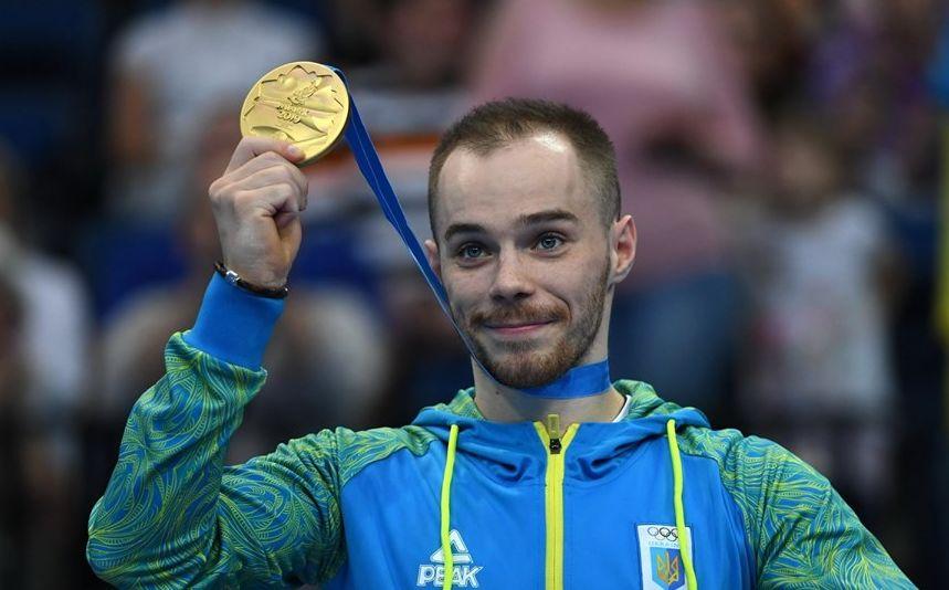 Гимнаст Олег Верняев завоевал золото и два серебра / фото: НОК Украины Гимнаст Олег Верняев завоевал золото и два серебра / фото: НОК Украины