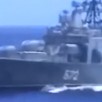 ВМС США опубликовали видео опасного сближения с российским эсминцем