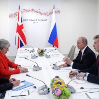 UK's May meets with Putin at G-20, calls for de-escalation in Donbas, release of Ukrainian sailors