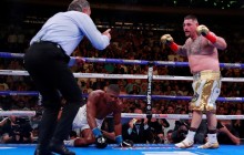 Джошуа потерпел сенсационное поражение нокаутом и лишился чемпионских поясов (видео)