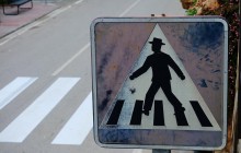 В Борисполе патрульные сбили ребенка на пешеходном переходе (видео)