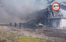 В Киеве проводят замеры воздуха из-за пожара на птицефабрике возле Василькова (видео)