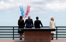 75 лет с высадки в Нормандии: церемония почтения памяти солдат (фоторепортаж)