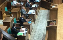КСУ рассматривает президентский указ о роспуске Рады: Зеленский выступил на заседании и ушел (фоторепортаж)