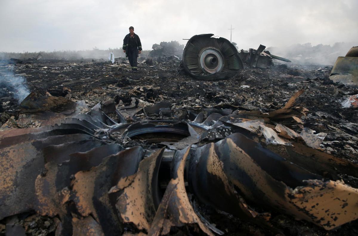 The plane crash site / REUTERS