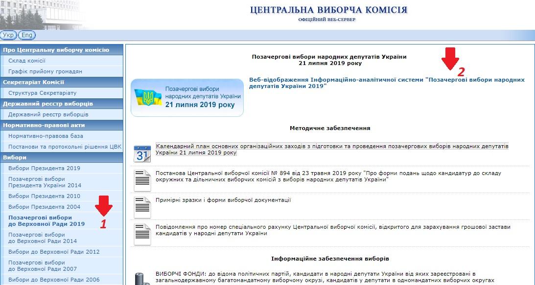 Як дізнатися свою виборчу дільницю / Скріншот Як дізнатися свою виборчу дільницю / Скріншот