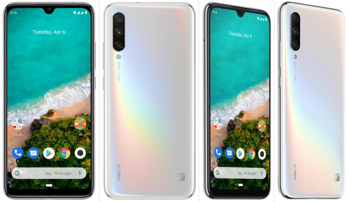 Базова версія Xiaomi Mi A3 буде точною копією моделі Xiaomi CC9e / фото Xiaomi Базова версія Xiaomi Mi A3 буде точною копією моделі Xiaomi CC9e / фото Xiaomi