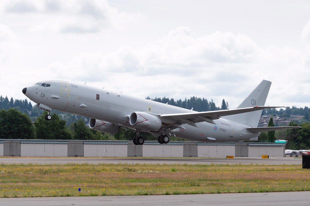 В США взлетел первый "Посейдон" для британских ВС / P-8A Poseidon RAF В США взлетел первый "Посейдон" для британских ВС / P-8A Poseidon RAF