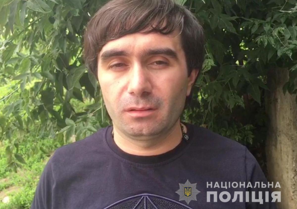 У 2018 році Нукрі Гальського вже затримували в Києві / фото kyiv.npu.gov.ua У 2018 році Нукрі Гальського вже затримували в Києві / фото kyiv.npu.gov.ua