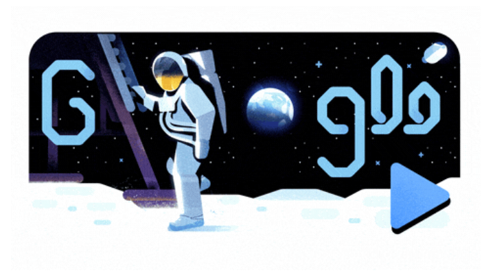 50 років тому людина вперше ступила на поверхню Місяця / скріншот