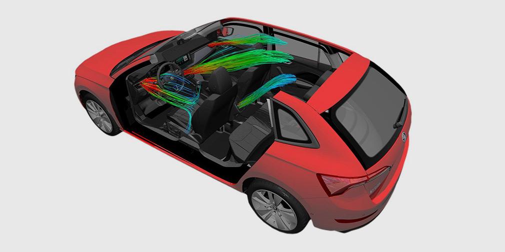 Skoda зробила хетчбек Scala гіпоалергенним / фото Skoda Skoda зробила хетчбек Scala гіпоалергенним / фото Skoda