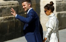 Звездная чета Бекхэмов празднует 20 лет совместной жизни (видео)