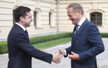 Tusk notes Russia's particular responsibility" to implement Minsk agreements
