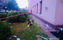 Kyiv office of 112 Ukraine TV channel attacked from grenade launcher (Photo, video)