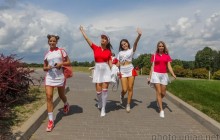 Претендентки на звание "Мисс Украина" сыграли в гольф (фоторепортаж)